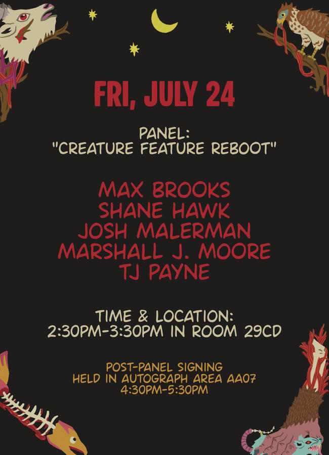 SDCC 2026 Friday Schedule SDCC 2026 Friday Schedule