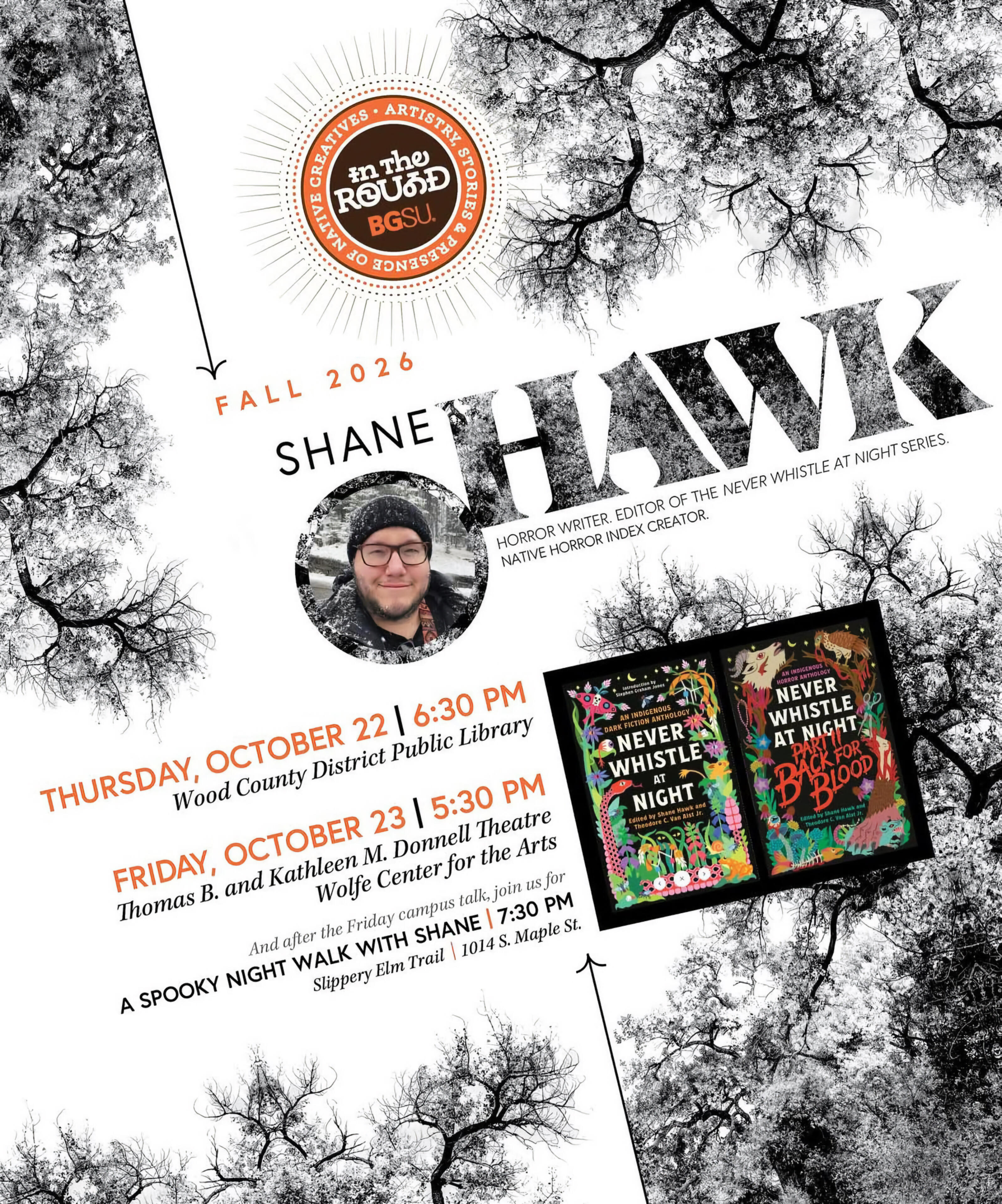 BGSU Ohio - "In the Round" Series - Shane Hawk - Oct 2026 BGSU Ohio - "In the Round" Series - Shane Hawk - Oct 2026